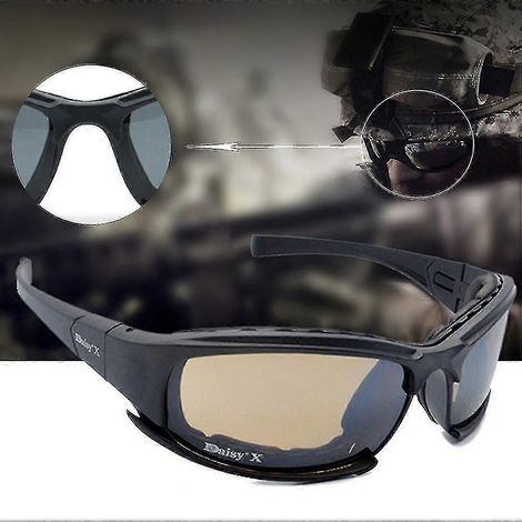 Lunettes de tir tactiques X7, lunettes de soleil polarisées pour le cyclisme avec vision nocturne (1/5)