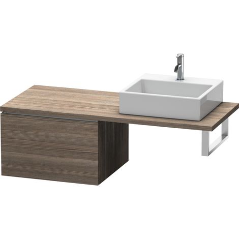 Duravit L-Cube Base para consola, anchura 620mm, profundidad 547mm, 1 cajón, color: Pino Terra Decor - LC583305151 (1/4)
