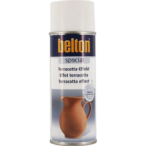 Peinture à effet spéciale - BELTON - Effet Terracotta - Blanc pierre - 400ml - Adulte