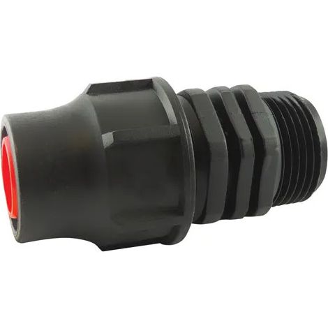 Schneller Adapter, männlich 20x27, für 16mm Tropfschlauch