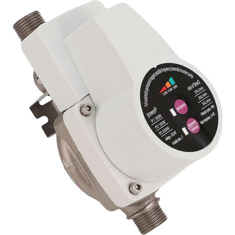 Pompe de surpression intelligente pour la maison, marche/arrêt automatique, 100W/150W/200W, vitesse réglable (25L/min, 30L/min, 35L/min) (1/5)