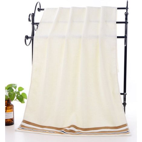 Serviette De Bain - 70 x 140 cm - Microfibre Absorbante Rapide Séchage - Pour Salle De Bain Cuisine Spa Hôtel Gym - 1 Pièce (1/5)