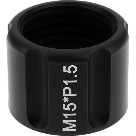 M15 x 1.5 mm road bike axle nut for replacement alloy bike hub (1/5)