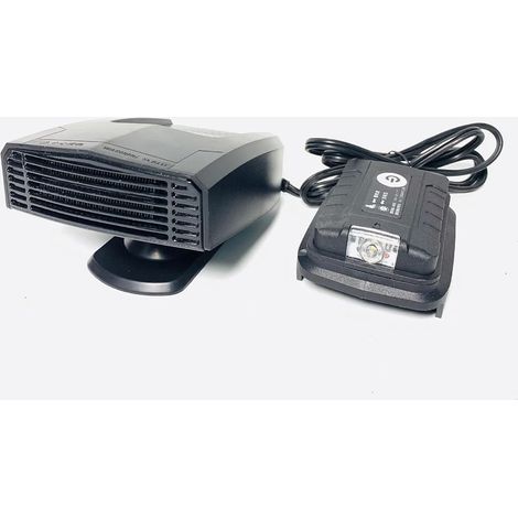 Ventilateur de chauffage voiture 18 V avec rotation à 360 °, pour