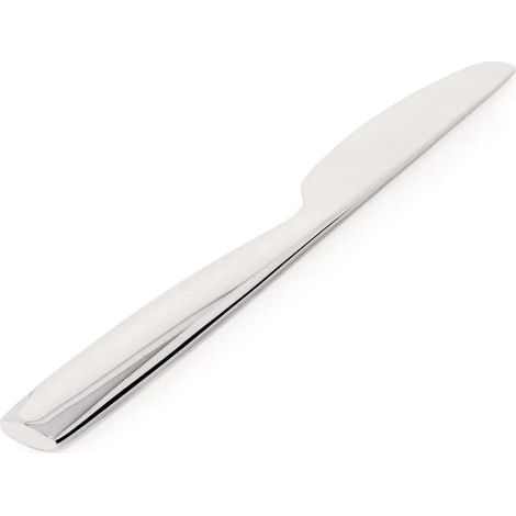 Couteau de table en inox, design moderne, pour repas quotidien et occasionnel, lot de couverts de table robustes, finition soignée, adapté à tous les types de tables (1/2)