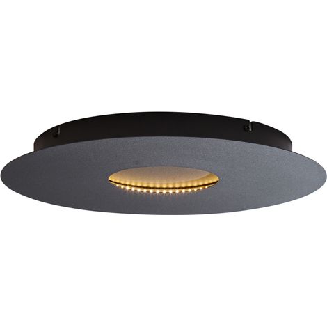 Moderne Deckenleuchte Schwarz 40cm inkl. LED 3-Stufen Dimmbar - Morning