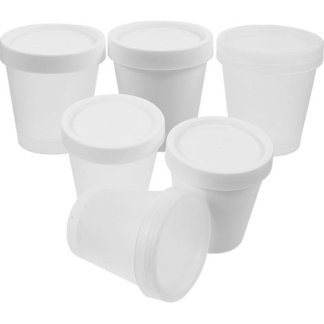 Boîtes à glace hermétiques pour congélateur, usage domestique, 9 x 8 x 8 cm, lot de 6 - Bonne qualité (1/5)
