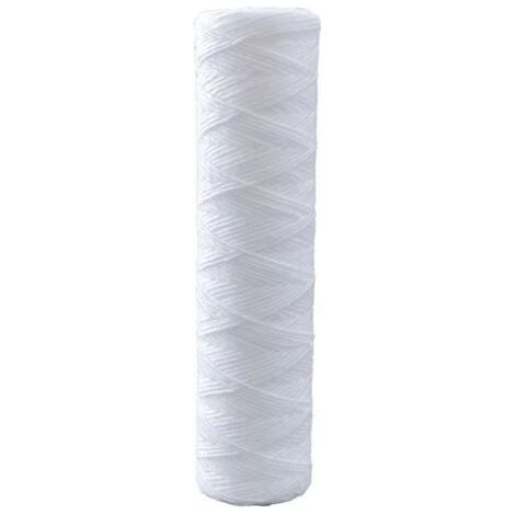 BUNTHAUS 5er-Pack 5 Mikron 10\" Wasserfilterkartusche für Sediment- und Sedimentfiltration, universeller Ersatz  Polypropylen  Umkehrosmose  Vorfilter (1/4)