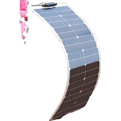 Panneau Solaire, Monocristallin, Étanche, 80w 820x370mm-a (1/2)