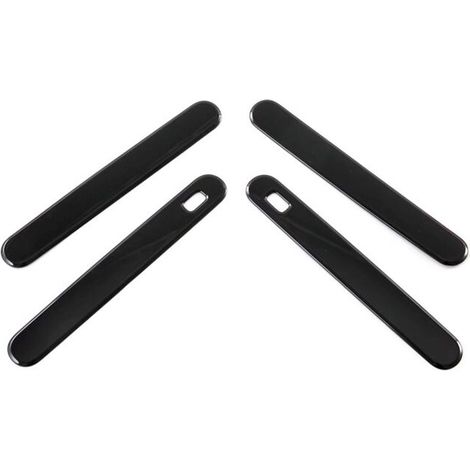 Embellecedores de manijas de puertas exteriores para modelos UNIV-V 2023-2024, accesorios - negro