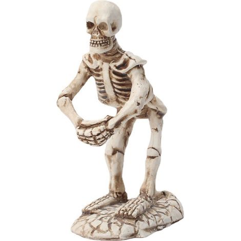 Support Pour Stylos - Support En Résine Forme De Squelette - Pour Bureau Maison Ou Décoration Halloween - 1 Pièce