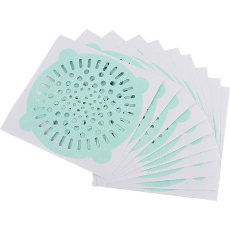 10 films protecteurs autocollants jetables pour siphon de sol (vert) (1/4)