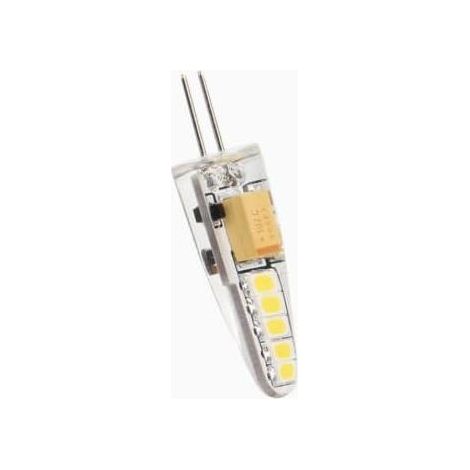 Confezione da 10 lampadine LED G4 220V 1.5W, equivalenti a lampadine alogene da 15-20W, luce bianca calda 3000K, 80 lm, non dimmerabili, attacco G4 per cappe aspiranti, lampadari e plafoniere.