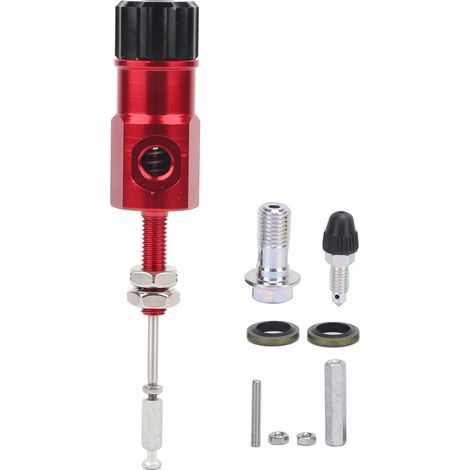 Motorrad-Brems- und Kupplungs-Hauptzylinder, universelle Modifikation aus Aluminiumlegierung für Motorrad/Fahrrad, rot (1/5)