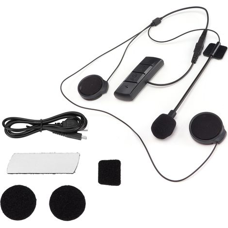 Casque audio Bluetooth M7 pour moto, étanche, avec fonction mains libres pour appels, musique et GPS.