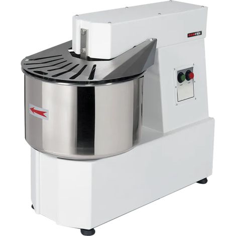 Pétrin à pâte à vitesse unique récipient non amovible 42 l 400 V REDFOX - HTF 42 T - REDFOX