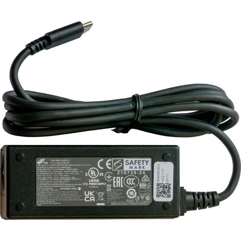 PWR-BGA15V45W-UC2-WW adaptador e inversor de corriente Interior 45 W Negro
