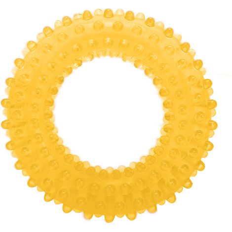 Renforcement des doigts, forme annulaire à picots, élastique et résistant, grip de rééducation pour bureau et maison, orange (1/5)