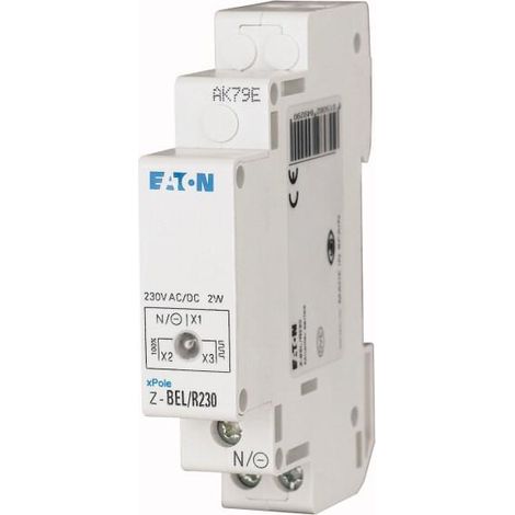Voyant modulaire 1 LED 230AC/DC rouge 000284929 EATON Z-BEL/R230
