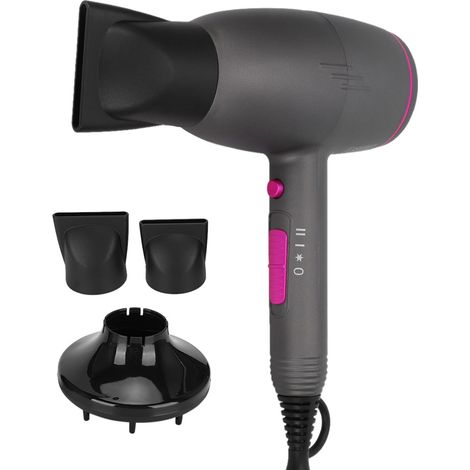 Sèche-cheveux en forme de marteau, puissant et professionnel, pour salon de coiffure. Prise américaine 110 V. (1/5)