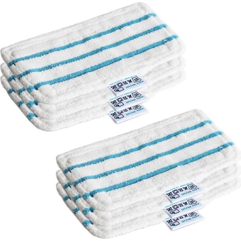 Lingette Microfibre Steam Mop Chiffrons Lingettes Microfibres Chiffrons Remplacement Tampons de Nettoyage de Rechange lavables en Microfibre pour Balais Vapeur (Lot de 6) (1/5)