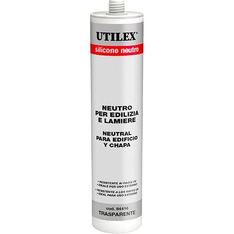 SILICONE NEUTRO "UTILEX" 310GR TRASPARENTE