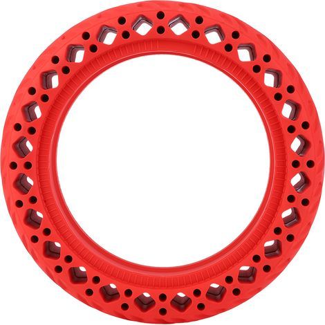 Pneu Solide Pneu en Caoutchouc pour Scooter Remplacement de Pneu de Roue Avant de 8,5 Pouces pour Scooter électrique(rouge) (1/5)