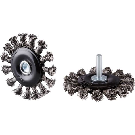 Rhodius RHODIUS SRBZGS, 12 pièces brosse ronde 75 x 12 x 18 x 6,0 mm, avec zoom, Topline, pour acier. Rhodius SRBZGS, 1 (1/4)