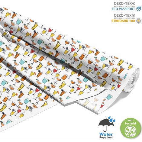 TESSUTI DECORATIVI PER ESTERNI OXFORD - Motivo Cocktail DX8519 (1/5)