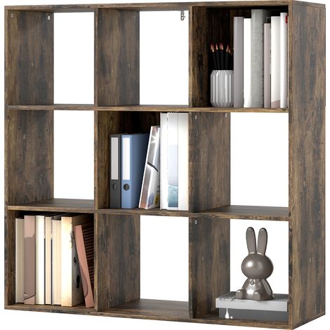 NineCube Storage Shelf Rustic Brown (1/5)