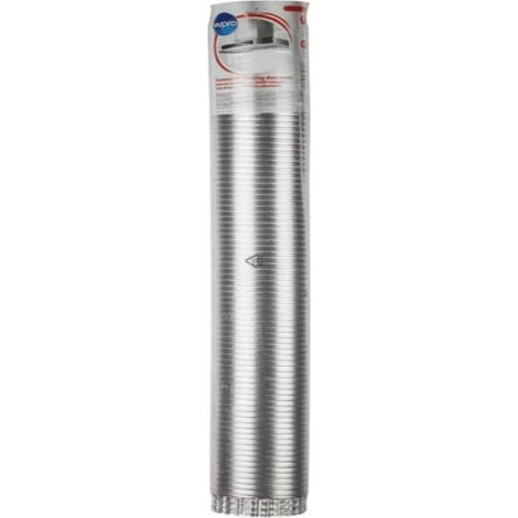Wpro - gaine hotte aluminium cht304 diam 125 mm longueur 3m - (1/2)