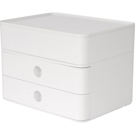 HAN SMART-BOX PLUS ALLISON 1100-12 Caisson à tiroirs blanc Nombre de tiroirs: 2 Q198512 (1/8)