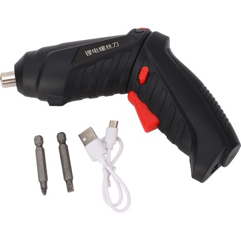 Kit visseuse électrique sans fil USB rechargeable avec lampe LED pour bricolage entretien réparation installation (1/5)