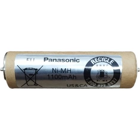 BATTERIA Ni-MH per Rasoi PANASONIC WER160L2504 1,2V 1100 mAh