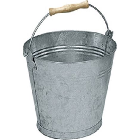 SECCHIO ZINCATO 15 L D 30XH29 CM 1,08 KG- 10,0 pz