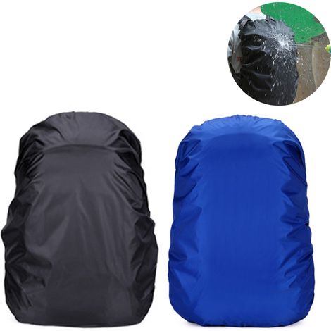 Housse de pluie imperméable pour sac à dos, triple imperméabilité, sangle antidérapante à boucle croisée, ultraléger, compact et portable, pour la randonnée, le camping, le vélo, les activités de plei (1/5)