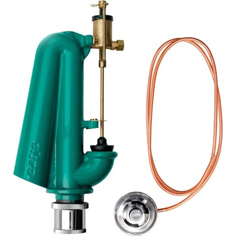 Batteria Catis per scarico wc per cassetta esterna completa di pulsante