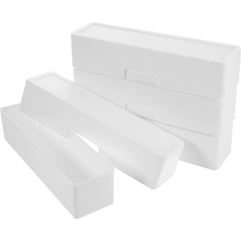 Boîte de rangement pour pinceaux de maquillage, organisateur cosmétique, tiroir, compatible avec un usage domestique, lot de 4 (1/5)