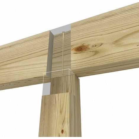 Vis à bois structurelle tête fraisée - Acier électrozingué jaune - Torx 8x180 mm - T40 - Boite de 50 (1/5)