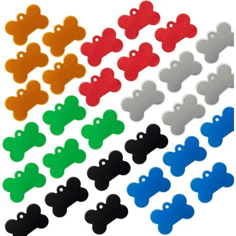 Filiyano-Lot de 30 barquettes vides en aluminium en forme d'os pour chiens (1/5)