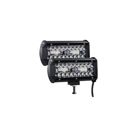 Phare de Travail LED 12V 300W 7'' Projecteur LED Voiture 12v Etanche IP67 Spot Flood Feux Antibrouillard LED 27,000lm Feux de Travail pour Voiture Camion Tracteur SUV Bateau(2 PCS) (1/4)
