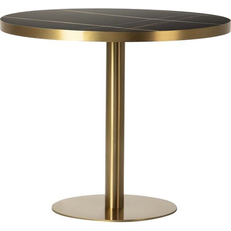 Edelstahl Esstisch. Lodi Stein 90X90X75 Cm (1/5)