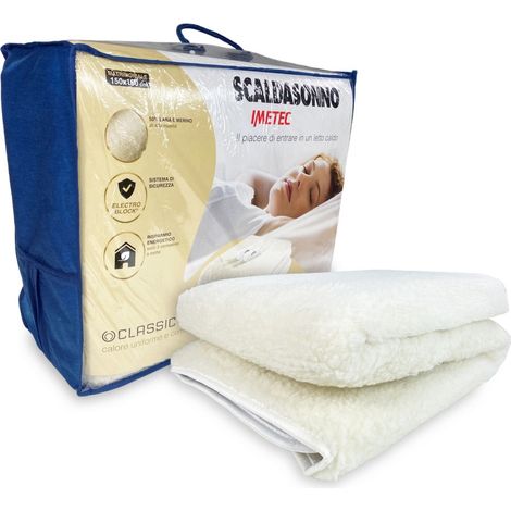 IMETEC SCALDASONNO CLASSIC Scaldaletto TERMOCOPERTA 2 Piazze Matrimoniale