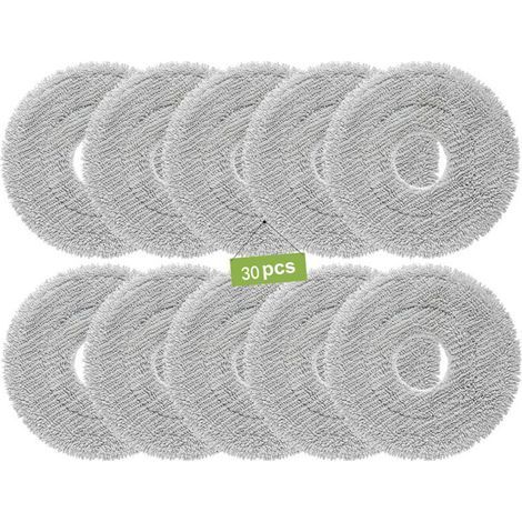 30 Pièces Serpillière Accessoires pour Dreame L10s Ultra Gen 3/Gen 2/L10s Pro Ultra Heat/X40/X50 Ultra Complete/L10s/L40/X30, pour ECOVACS T50 Pro Omni Gen2/T50 Omni,pour Roborock QV 35A/Qrevo S5V (1/5)