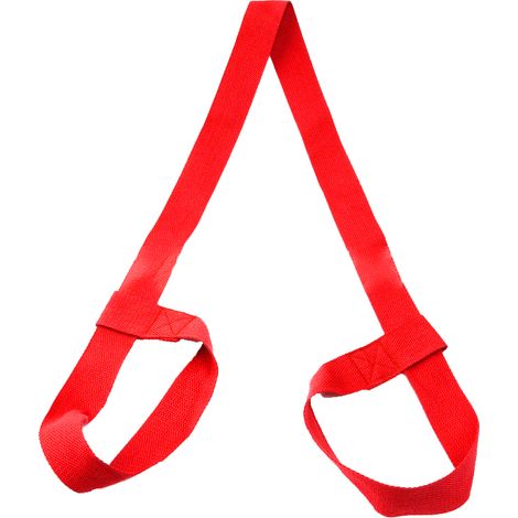 Écharpe pour tapis de yoga, sangle pour tapis de yoga-Rouge (1/4)
