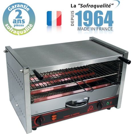 Toaster Professionnel O.Matic master 601 - 1 étage 490 x 300 mm - 400 V - Sofraca