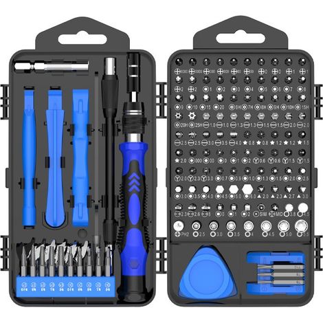 138-in-1-Schraubendreher-Set, Präzisionsmechanik-Mini-Präzisionsmechanik-Set, magnetische Upgrade-Version, Präzisions-Elektronik-Reparaturset für iPhone, Laptop, Computer, Spielzeug, Uhren, Kameras un