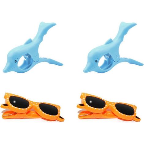 Strandhandtuchclips, Badehandtuchclips für Sonnenliegen, windfeste Kunststoffhandtuchclips für Pool und Strand (1/5)