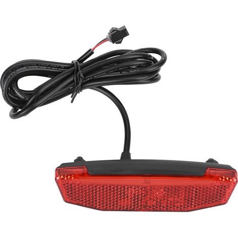 Feu arrière LED pour vélo électrique 6V-60V, voyant d'avertissement, équipement de conduite de nuit pour connecteur SM (1/5)