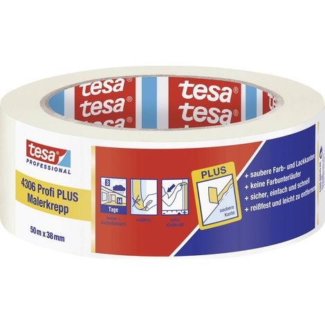 tesa PREMIUM 04306-00045-02 Nastro crespato tesakrepp® Beige (L x L) 50 m x 38 mm 1 pz. (1/4)